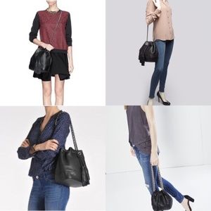 Rebecca Minkoff Lexi Bucket Bag in Black